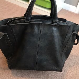 Free People Distressed Leslie Leather Satchel